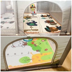 ベビーサークル(120×160) マット､吊り輪付き ※8/24までの画像
