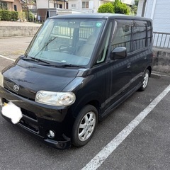ダイハツ　タント　黒　車検付　の画像