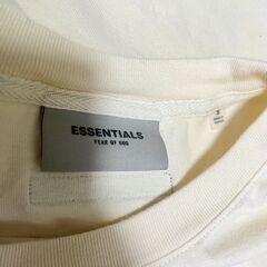 【美品S】大人気 ESSENTIALS エッセンシャルズ FEAR OF GOD Tシャツ Short Sleeve Tee "Butter cream" TEEの画像