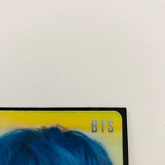 【最終値下げ‼️】BTS タレントカード 青い髪のキャラクターの画像
