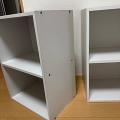 カラーボックス2段　の画像