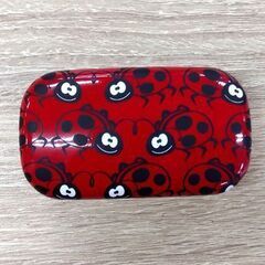 保管・未使用品 GIORGIO FEDON ケース 小物入れ ジョルジオ・フェドン コインケース てんとう虫 レッド/赤 札幌市 中央区 南12条の画像