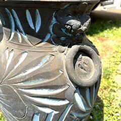 イタリア製 陶器 傘立て USED ガーデニングにもの画像