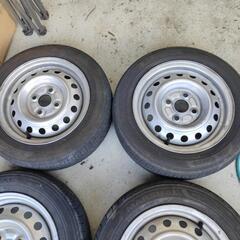 13インチ 5Jスチールホイール 155/65r13の画像