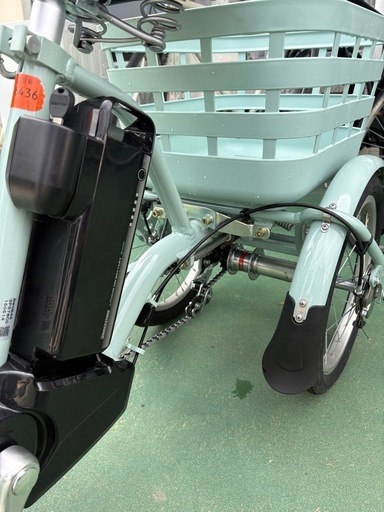 0477 美品 ブリヂストン 電動アシスト三輪車 RKUTTO ワゴン RW0B45