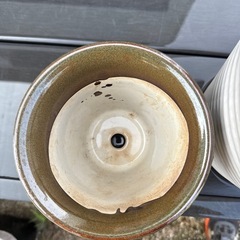 陶器製植木鉢2個セットの画像