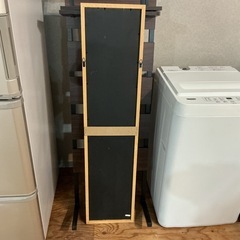 木製スタンドミラー🪞✨ お買い得❗️鏡 ミラー 全身鏡 肌色 高さ120,7cm の画像