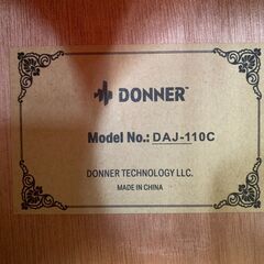 DONNER　アコースティックギター　DAJ-110Cの画像