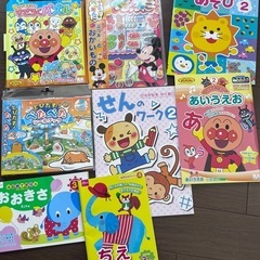 知育玩具　パズル10枚 　ワーク8冊　ドリル　の画像