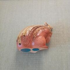 ネズミの置き物　の画像
