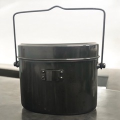 アウトドアに便利なお鍋セット！アルミすき焼き鍋20㎝&キャプテンスタッグ　兵式ハンゴー4合炊きの画像