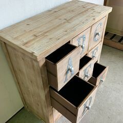 アンティーク風チェスト キャビネット ヴィンテージ調の画像