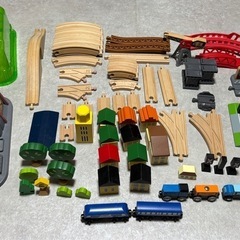 【hape】お片付けレールボックスセット + 追加レール色々セットの画像