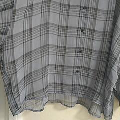 【3L】シアーシャツ(チェック)の画像