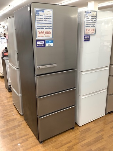 90分の無料軽トラック貸出サービス！【AQUA】4ドア冷蔵庫（AQR-V43K）のご紹介です!