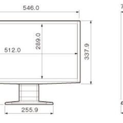 2009年発売　RDT231WM　三菱液晶ディスプレイ23型(1920x1080、60Hz)の画像