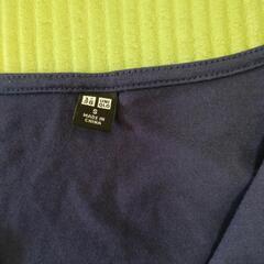 【中古】UNIQLO　ユニクロ　ワンピース　濃紺　Sの画像