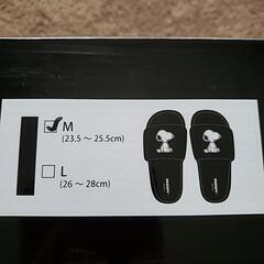 新品  スヌーピー シャワーサンダル  M (23.5～25.5cm)の画像