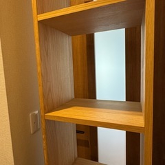 【無印良品 スタッキングシェルフ＋収納ボックスセット】の画像