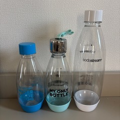 ソーダストリーム　ボトル3本　空ボンベ2本　 中古 ソーダストリーム ボトル3本 空ボンベ2本 中古