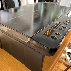 IHクッキングヒーター（二口）の画像
