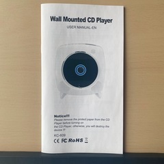 KC-609 壁掛けCDプレーヤー 本体の画像
