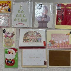 バースデー／クリスマス/サンキューカード各種30セット バラ売り1枚/100円　おまけ付きの画像