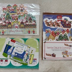 バースデー／クリスマス/サンキューカード各種30セット バラ売り1枚/100円　おまけ付きの画像