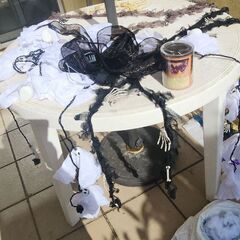 購入価格1万円相当→1000円ハロウィーンデコレーションいっぱいの画像
