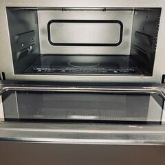 SHARP（シャープ） オーブンレンジ PLAINLY 18L 縦開き RE-WF183（ブラック）2022年製の画像