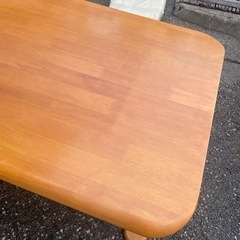 ダイニングテーブル 150cm 日焼けあり　木製の画像
