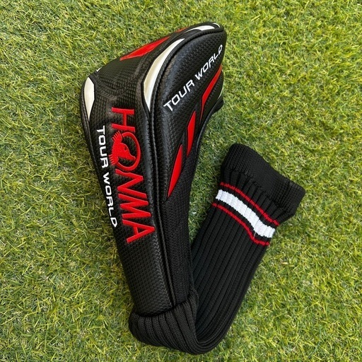 HONMA TOUR WORLD 　ヘッドカバー付 美品】本間ゴルフ TOUR WORLD ドライバー用 ヘッドカバー 純正品
