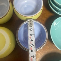 陶器 小皿 小鉢 脚付きの画像