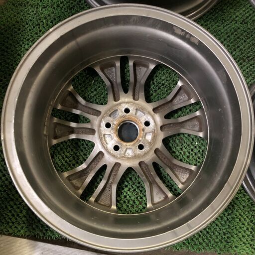 スバルレガシィ 純正アルミホイール ２本セット　17インチ5穴PCD100 美品 ☆ SR1132 スバル SUBARU 純正 ホイール 17インチ 17×7J 5穴