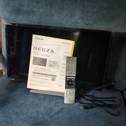 液晶テレビTOSHIBA REGZA 東芝レグザ24V34 21年製 (サクラ) 岡町