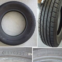 【新古品／2021年製】自動車タイヤ／4本セット／YOKOHAMA／175/80R/16 84H／GEOLANDER CV G058の画像