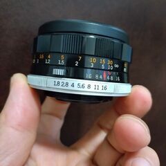 超希少なM42マウント　OLYMPUS F.ZUIKO AUTO-S F1.8 50mm　★良品の画像