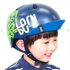 【数日のみ使用】BERN ヘルメット キッズ PINE OGK 子供用ヘルメット セットの画像