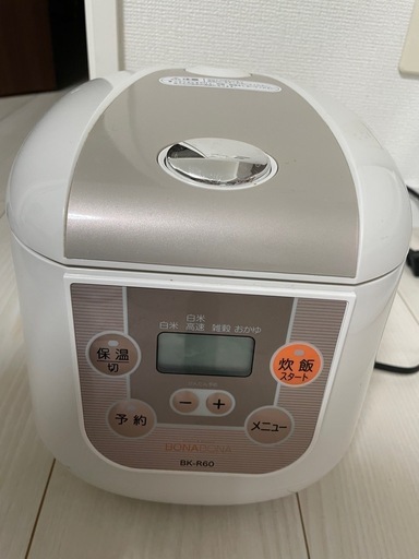 炊飯ジャー BK-R60-WH (ハナム) 志井のキッチン家電《炊飯器》の