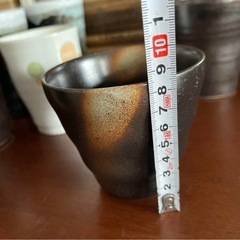 和風陶器湯飲み まとめ売り 小傷ありの画像