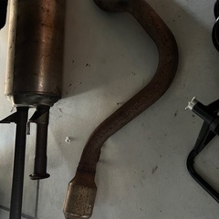 USトヨタ　タンドラ純正マフラーの画像