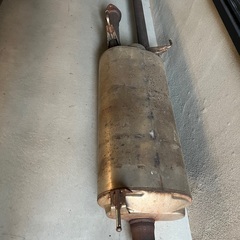 USトヨタ　タンドラ純正マフラーの画像