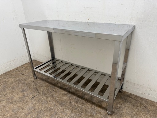 ステンレス 業務用 作業台 厨房 飲食店 W1200xD450xH800mm