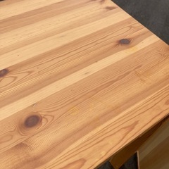 【kj180】中古家具 学習机 デスクワゴン付き 木製 パイン材 デスク テレワーク　検)一人暮らし　ファミリー　冷蔵庫　洗濯機　オフィス　事務　テーブル　ラック　収納　家具　ソファ　キッチンの画像