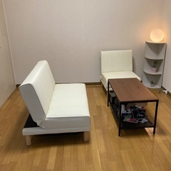 【美品】ソファ　ソファーベットの画像