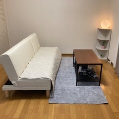 【美品】ソファ　ソファーベットの画像