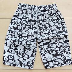 新品 しまむら パンダ柄 ハーフパンツ 120cmの画像