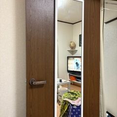 NITORIニトリドア掛けミラー、姿見&ドア掛けハンガーの画像