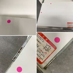 アヤノクラフト/綾野製作所 キッチンボード 幅120 全段ソフトクローズ モイス ホワイト レンジ台 食器棚  中古家具 店頭引取歓迎 R9891の画像