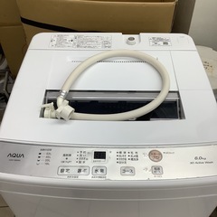 AQUA   アクア　洗濯機　AQW-S6M   2021年製   6㎏の画像